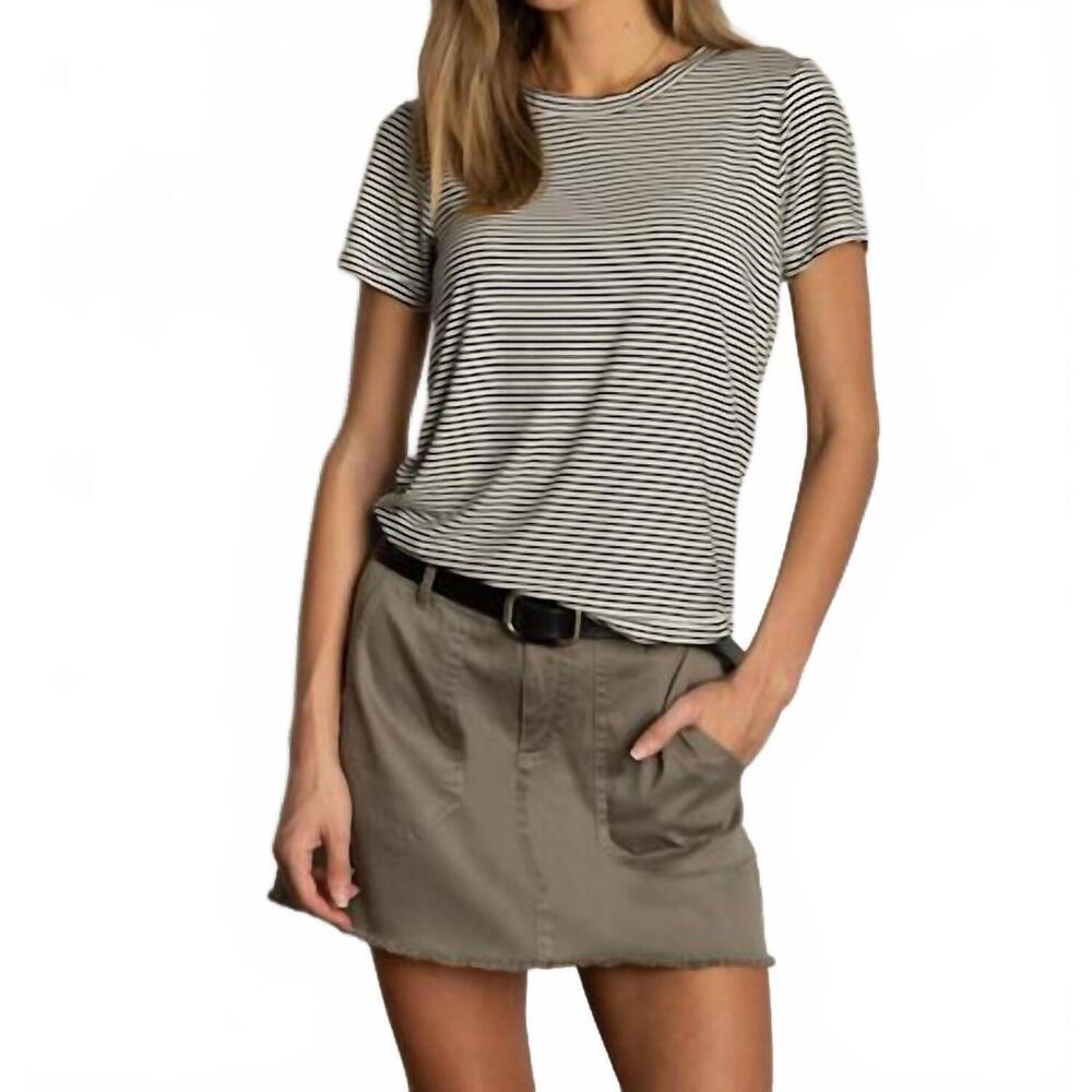 NEW DYLAN peyton mini skirt in olive
